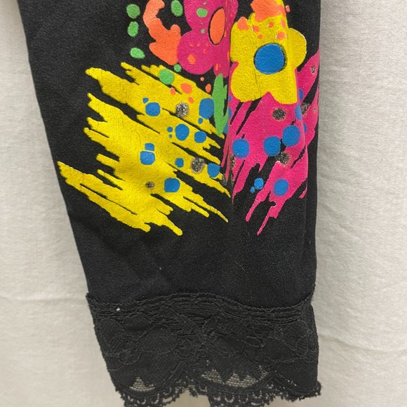 Vintage 80s kids leotard set Sz 7/8 - Picture 4 of 5